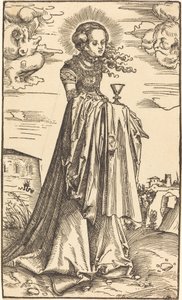 Saint Barbara by Lucas Cranach the Elder