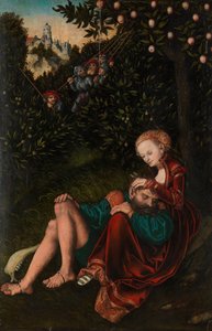 Samson and Delilah by Lucas Cranach the Elder