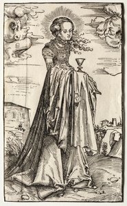St. Barbara by Lucas Cranach the Elder
