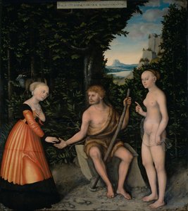 The Choice of Hercules by Lucas Cranach the Elder