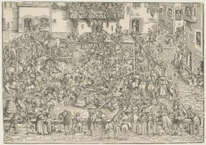 The First Tournament by Lucas Cranach the Elder