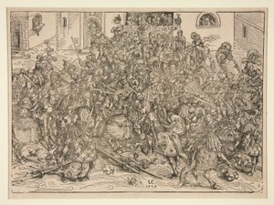The Fourth Tournament by Lucas Cranach the Elder