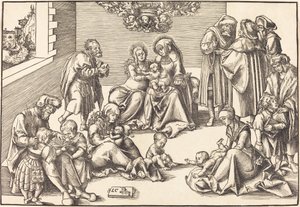 The Holy Kinship by Lucas Cranach the Elder