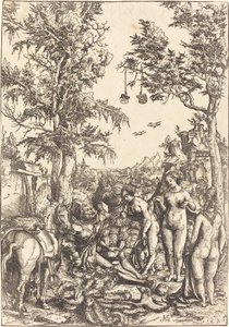 The Judgment of Paris by Lucas Cranach the Elder