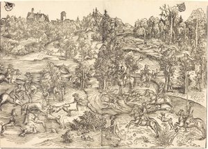 The Stag Hunt by Lucas Cranach the Elder