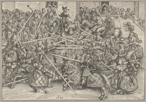 The Third Tournament by Lucas Cranach the Elder