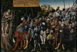 The Sermon of John the Baptist, 1549 by Lucas Cranach the Younger