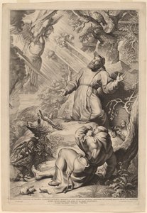 Saint Francis Receiving the Stigmata by Lucas Emil Vorsterman