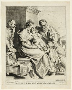 The Holy Family with Saint Elisabeth and the Infant John the Baptist
