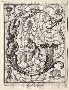 New ABC Booklet: G, 1627 by Lucas Kilian