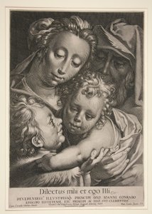 The Holy Family with Saint John