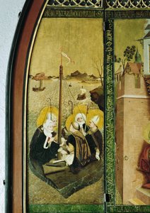 Journey of Saint Lazarus and Saints Magdalene and Mary by Lucas Moser