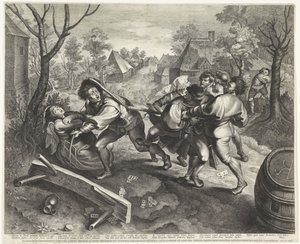 Fighting Farmers after a Card Game