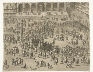 Proclamation in Ghent of Charles II of Spain as Count of Flanders (sheet 5), 1666 by Lucas Vorsterman (II)