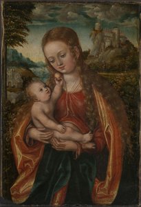 The Virgin and Child by Lucas the Elder (workshop of) Cranach