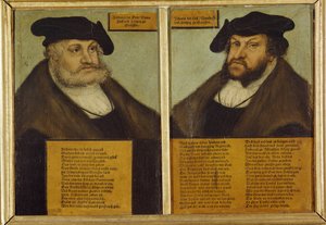 Double portrait of Frederick III of Saxony