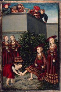 King David and Bathsheba by Lucas the Elder Cranach