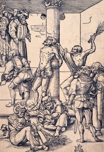 Passion of Christ: the scourging by Lucas the Elder Cranach