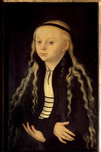 Portrait of Magdalena Luther, Daughter of Martin Luther by Lucas the Elder Cranach