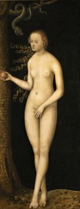 The Fall of Man: Eve by Lucas the Elder Cranach