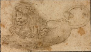 Study of a Lion by Lucas the Elder Cranach