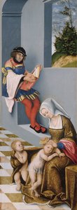 The Holy Kinship (Right Panel) by Lucas the Elder Cranach