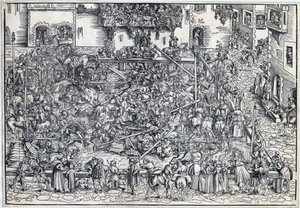 Tournament by Lucas the Elder Cranach