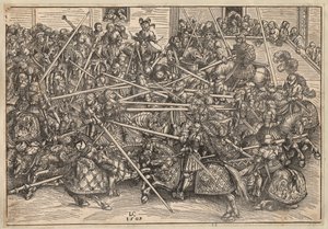 Tournament by Lucas the Elder Cranach