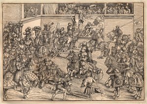 Tournament by Lucas the Elder Cranach