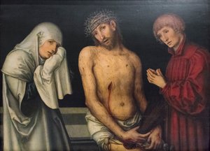 Pietà by Lucas the Elder or Hans (d.1537) Cranach