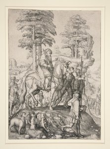 Abigail before David by Lucas van Leyden