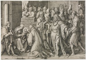 Adoration of the Magi by Lucas van Leyden