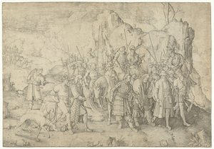 The conversion of Paul by Lucas van Leyden