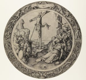 The Crucifixion The Round Passion (series title) by Lucas van Leyden