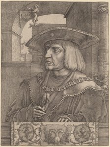 Emperor Maximilian I by Lucas van Leyden