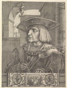 Emperor Maximillian I by Lucas van Leyden