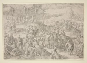Golgotha (The Great Calvary) by Lucas van Leyden