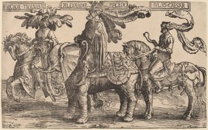 Hector of Troy, Alexander of Macedon, Julius Caesar