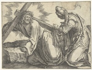 Carrying the Cross by Lucas van Leyden