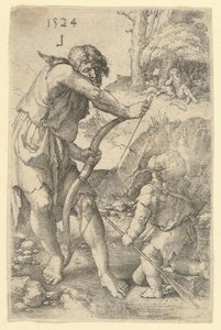 Lamech and Cain by Lucas van Leyden