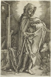 Saint Anthony by Lucas van Leyden