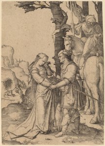 Saint George Liberating the Princess by Lucas van Leyden