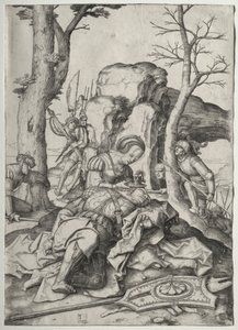 Samson and Delilah by Lucas van Leyden