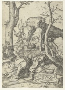 Samson and Delilah by Lucas van Leyden