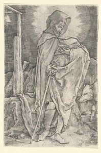 St. Anthony, ca. 1521 by Lucas van Leyden