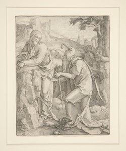 Temptation of Christ by Lucas van Leyden