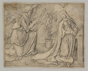 The Annunciation, ca. 1516 by Lucas van Leyden