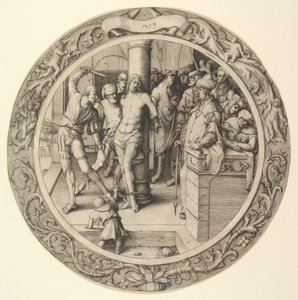 The Flagellation, from the Circular Passion by Lucas van Leyden