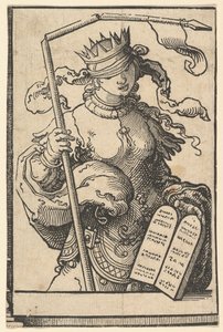 The Old Testament or Synagogue, from the Series of Sibyls by Lucas van Leyden