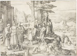 The Return of the Prodigal Son by Lucas van Leyden